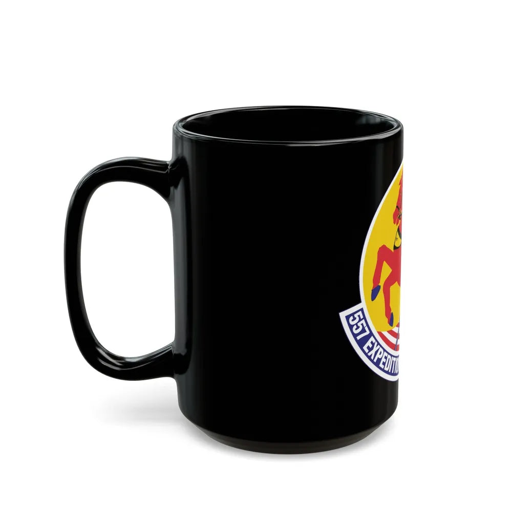 557th Expeditionary Red Horse Squadron (U.S. Air Force) Black Coffee Mug-Go Mug Yourself