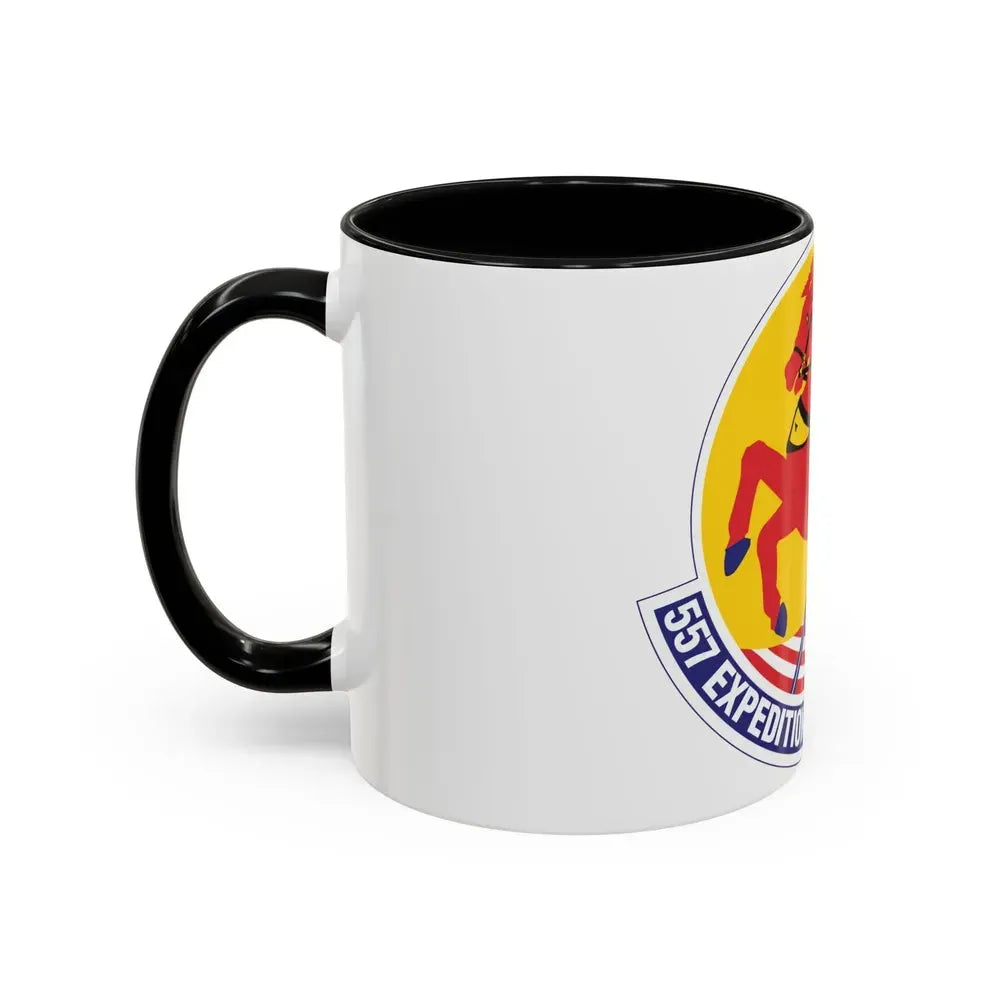557th Expeditionary Red Horse Squadron (U.S. Air Force) Accent Coffee Mug - Go Mug Yourself