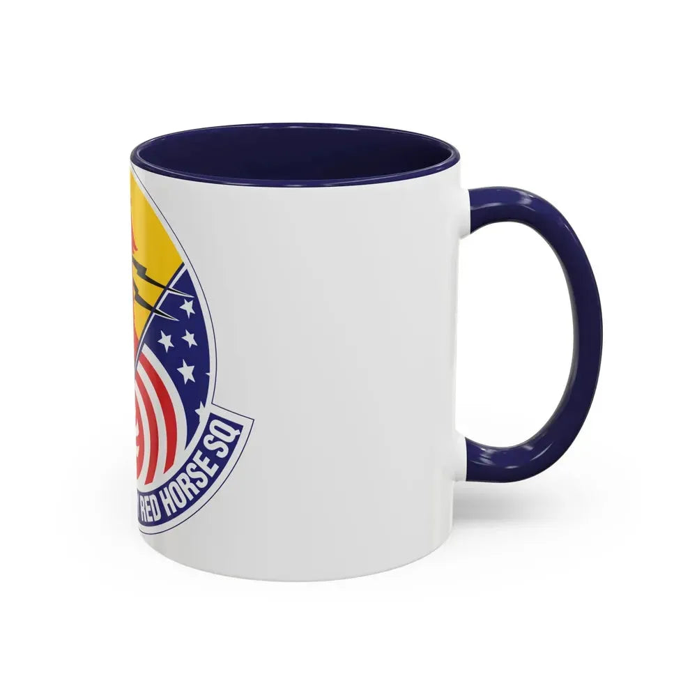 557th Expeditionary Red Horse Squadron (U.S. Air Force) Accent Coffee Mug - Go Mug Yourself