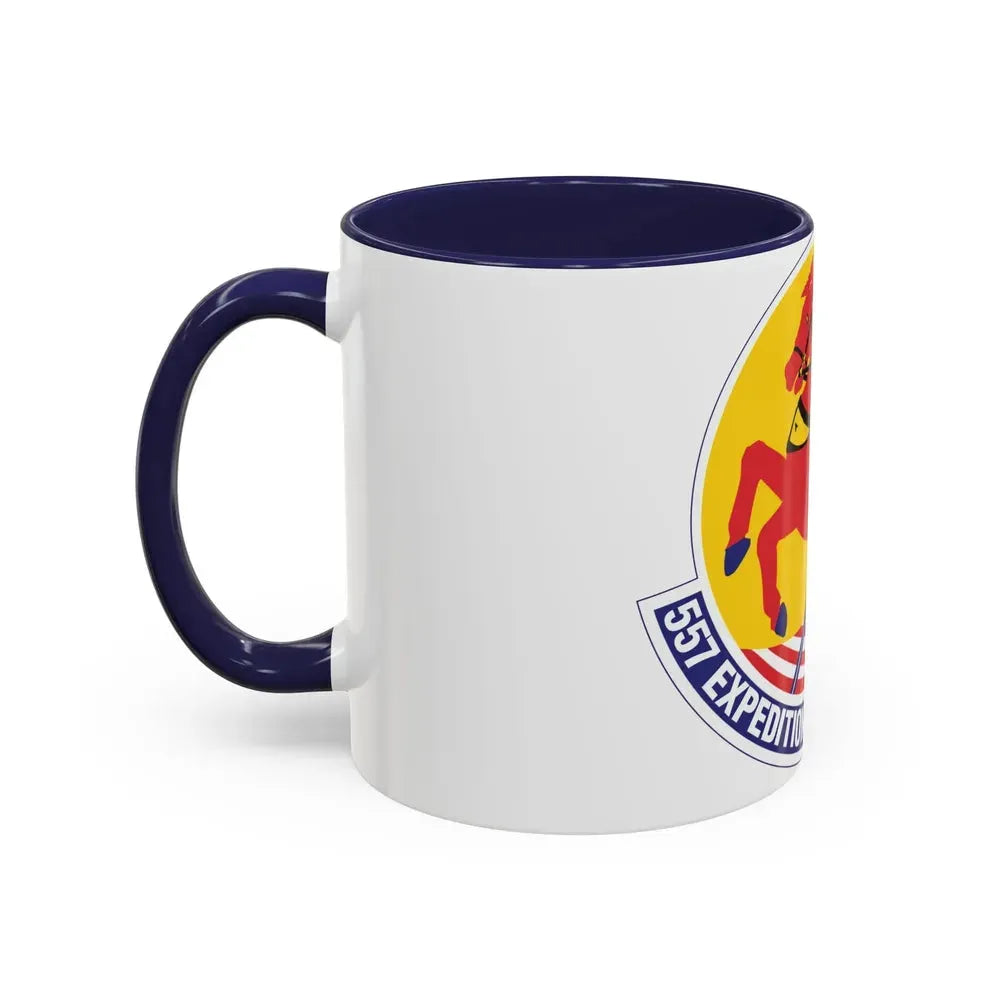 557th Expeditionary Red Horse Squadron (U.S. Air Force) Accent Coffee Mug - Go Mug Yourself