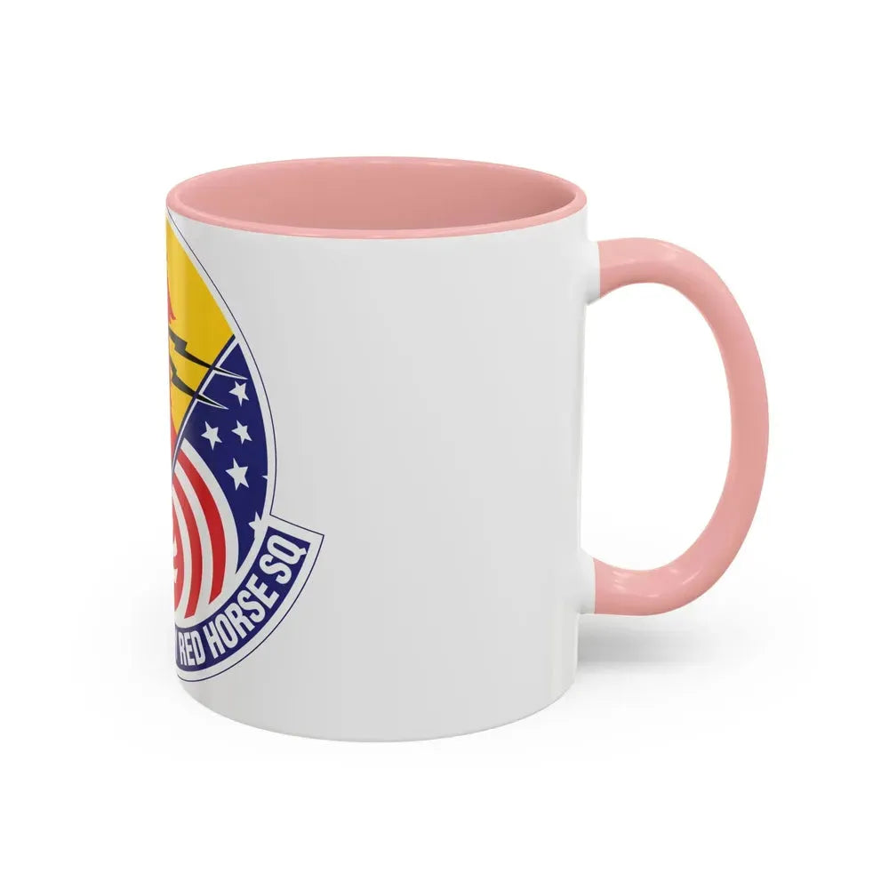557th Expeditionary Red Horse Squadron (U.S. Air Force) Accent Coffee Mug - Go Mug Yourself