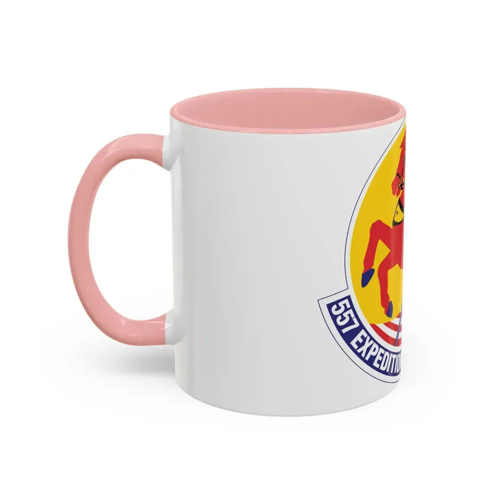 557th Expeditionary Red Horse Squadron (U.S. Air Force) Accent Coffee Mug - Go Mug Yourself
