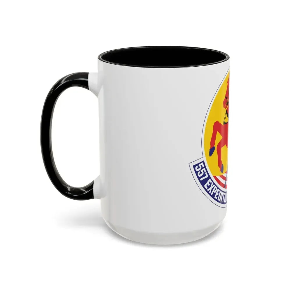 557th Expeditionary Red Horse Squadron (U.S. Air Force) Accent Coffee Mug - Go Mug Yourself