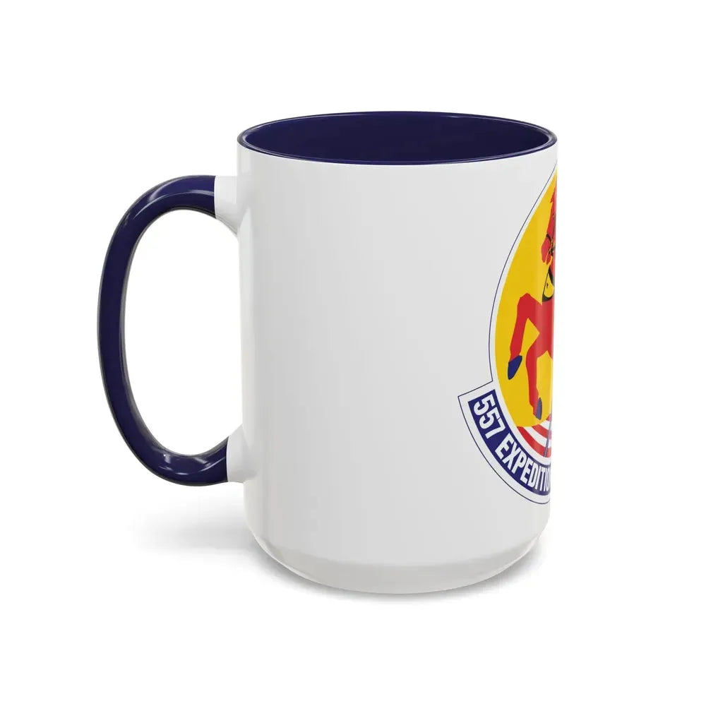 557th Expeditionary Red Horse Squadron (U.S. Air Force) Accent Coffee Mug - Go Mug Yourself