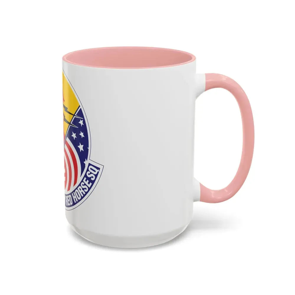 557th Expeditionary Red Horse Squadron (U.S. Air Force) Accent Coffee Mug - Go Mug Yourself