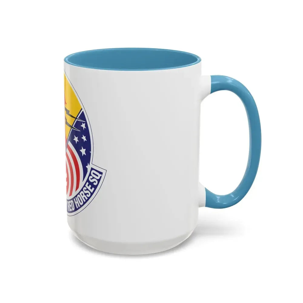 557th Expeditionary Red Horse Squadron (U.S. Air Force) Accent Coffee Mug - Go Mug Yourself