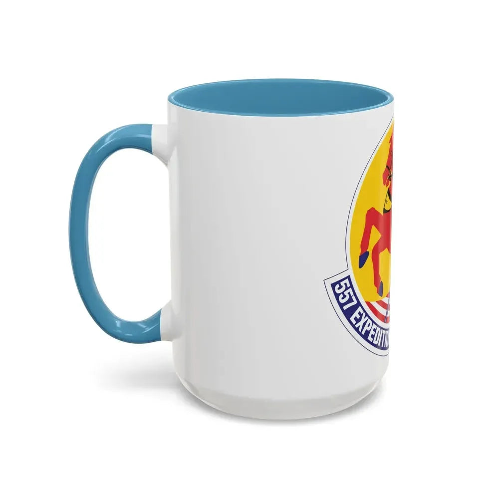557th Expeditionary Red Horse Squadron (U.S. Air Force) Accent Coffee Mug - Go Mug Yourself