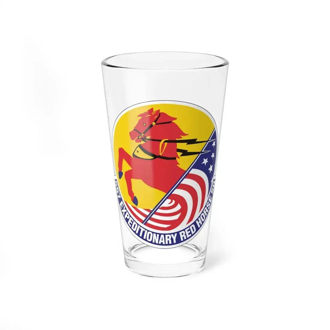 557th Expeditionary Red Horse Squadron (U.S. Air Force) Pint Glass 16oz 16oz - Go Mug Yourself