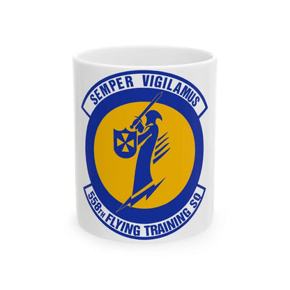 558 Flying Training Squadron AETC (U.S. Air Force) White Coffee Mug-11oz-Go Mug Yourself