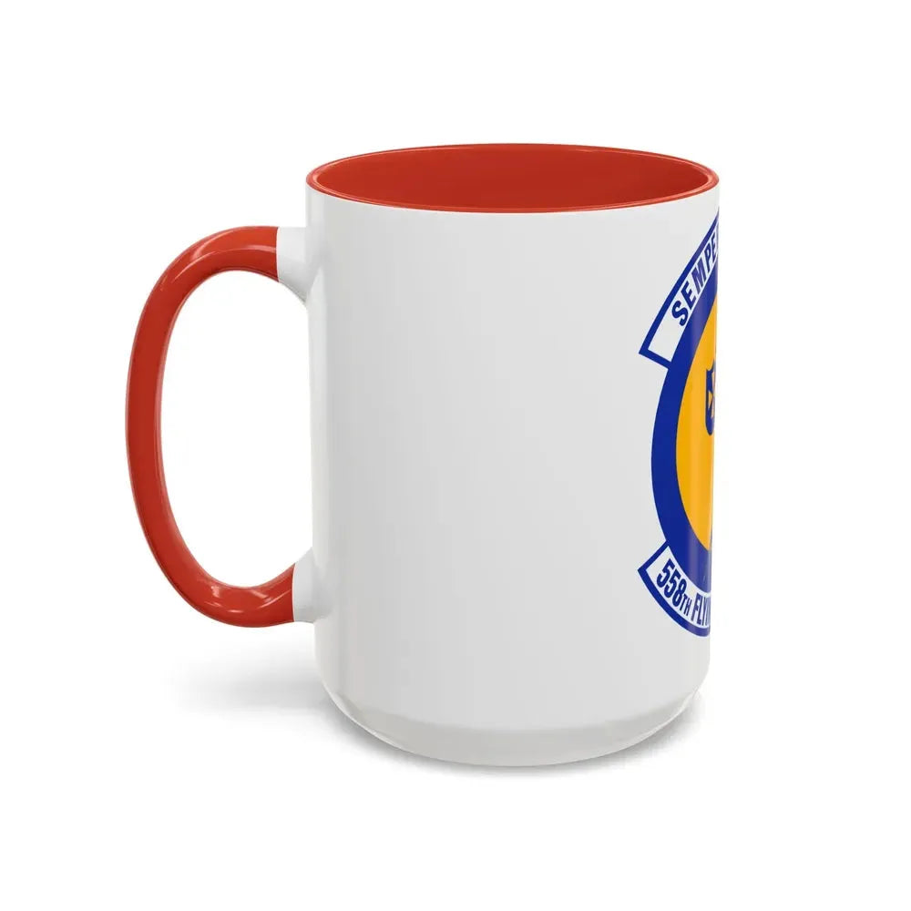 558 Flying Training Squadron AETC (U.S. Air Force) Accent Coffee Mug - Go Mug Yourself