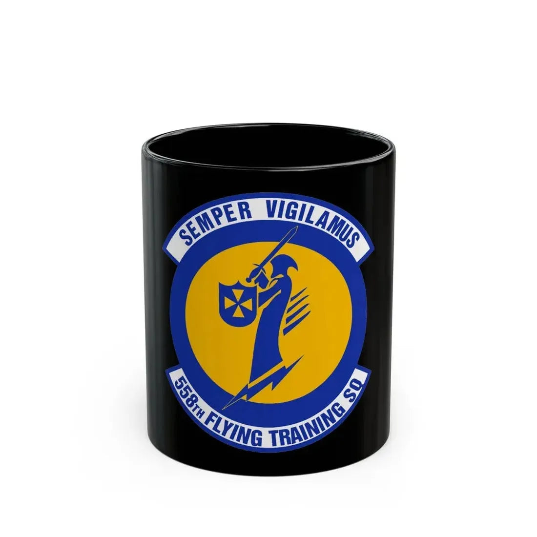 558 Flying Training Squadron AETC (U.S. Air Force) Black Coffee Mug 11oz - Go Mug Yourself