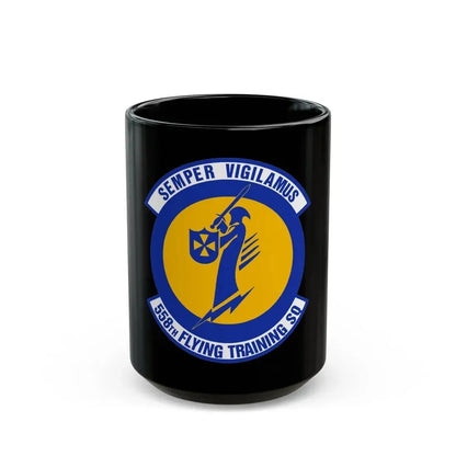558 Flying Training Squadron AETC (U.S. Air Force) Black Coffee Mug 15oz - Go Mug Yourself
