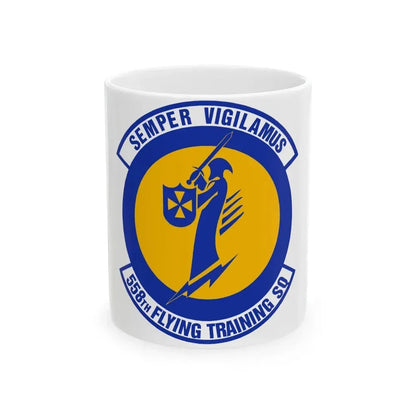 558 Flying Training Squadron AETC (U.S. Air Force) White Coffee Mug 11oz - Go Mug Yourself