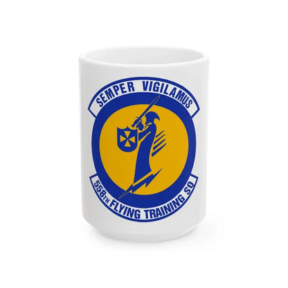 558 Flying Training Squadron AETC (U.S. Air Force) White Coffee Mug 15oz - Go Mug Yourself