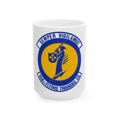 558 Flying Training Squadron AETC (U.S. Air Force) White Coffee Mug 15oz - Go Mug Yourself