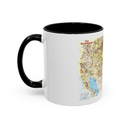 USA - Southwest 1 (1982) (Map) Accent Coffee Mug