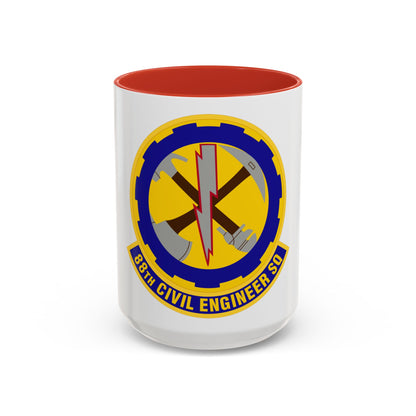 88 Civil Engineer Squadron AFMC (U.S. Air Force) Accent Coffee Mug