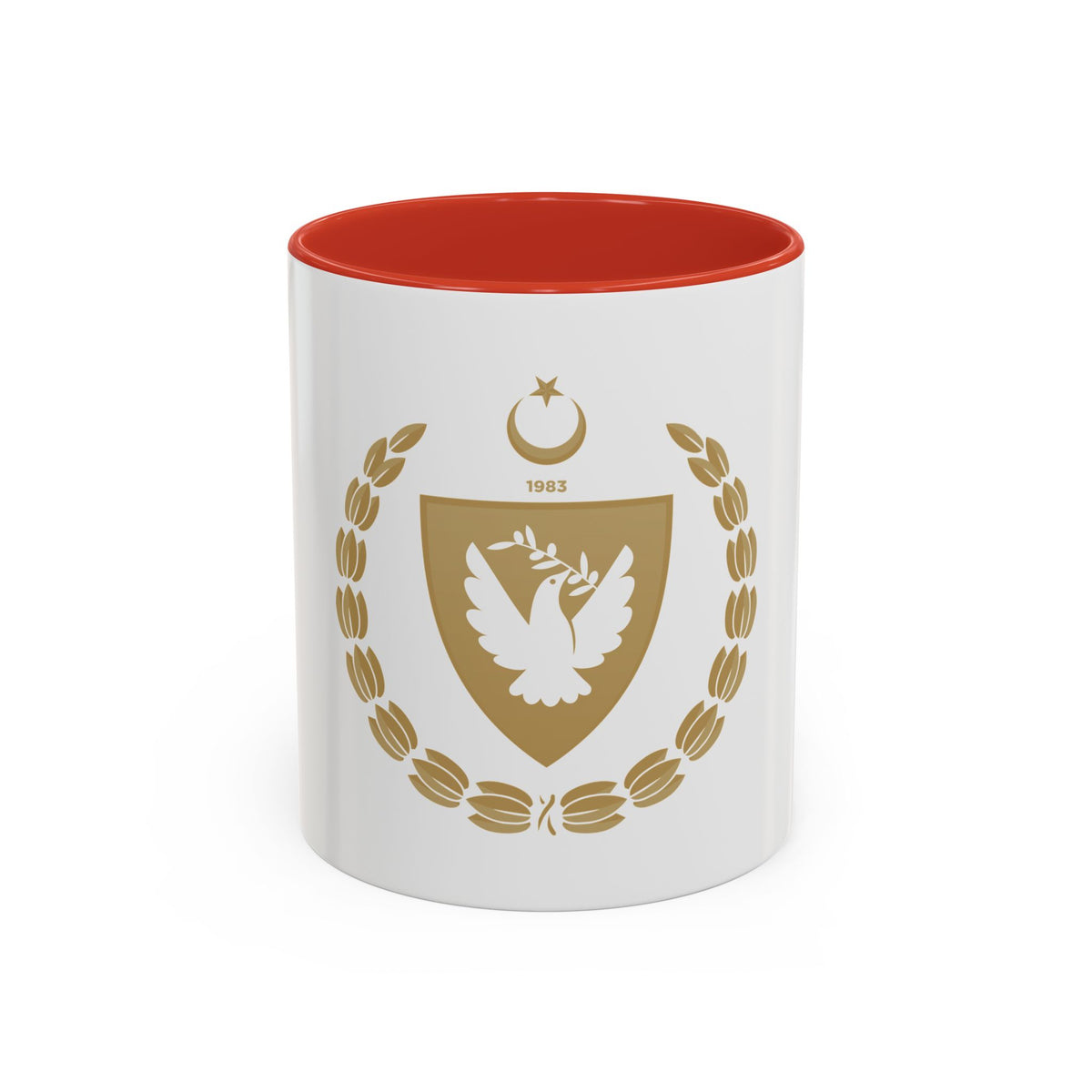Emblem of the Presidency of the Turkish Republic of Northern Cyprus - Accent Coffee Mug