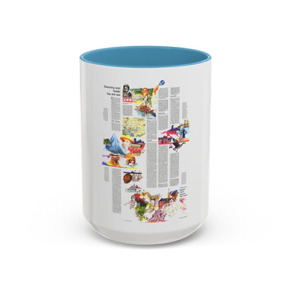 USA - Mid-Atlantic States 2 (1976) (Map) Accent Coffee Mug