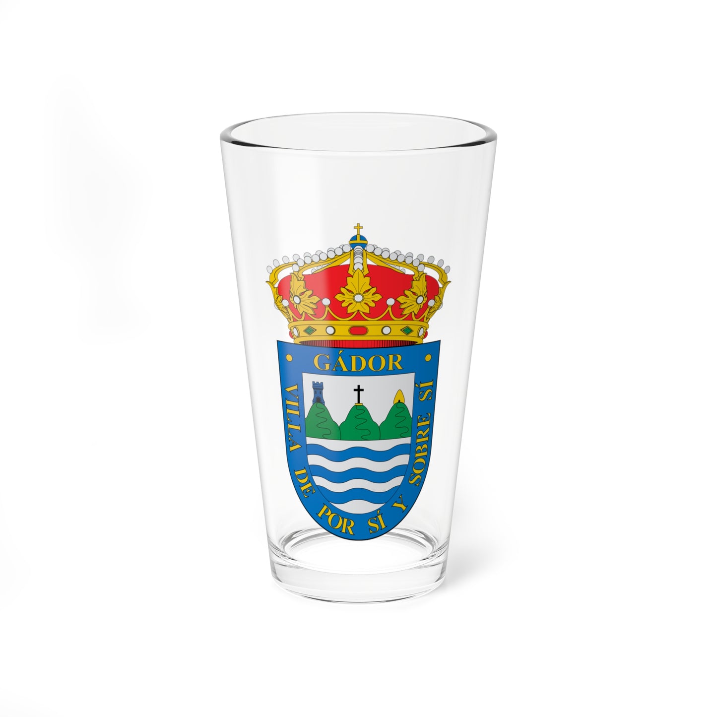 Escudo de Gádor (Spain) (Coat of Arms) Pint Glass 16oz