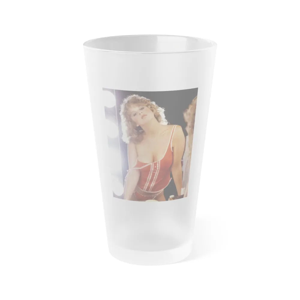 Linda Blair #268 - Partially Topless (Vintage Female Icon) Frosted Pint 16oz-16oz-Frosted-Go Mug Yourself