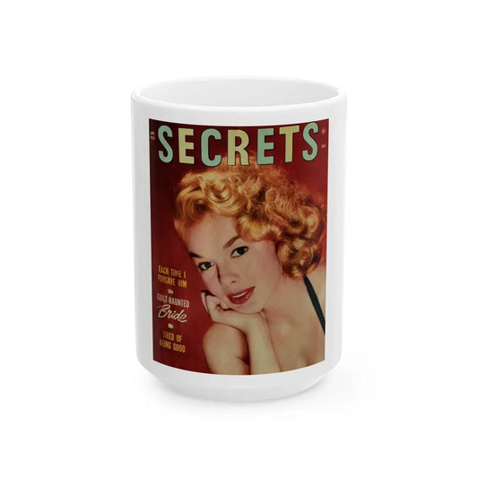 Leslie Parrish #264 - (Vintage Female Icon) White Coffee Mug-15oz-Go Mug Yourself