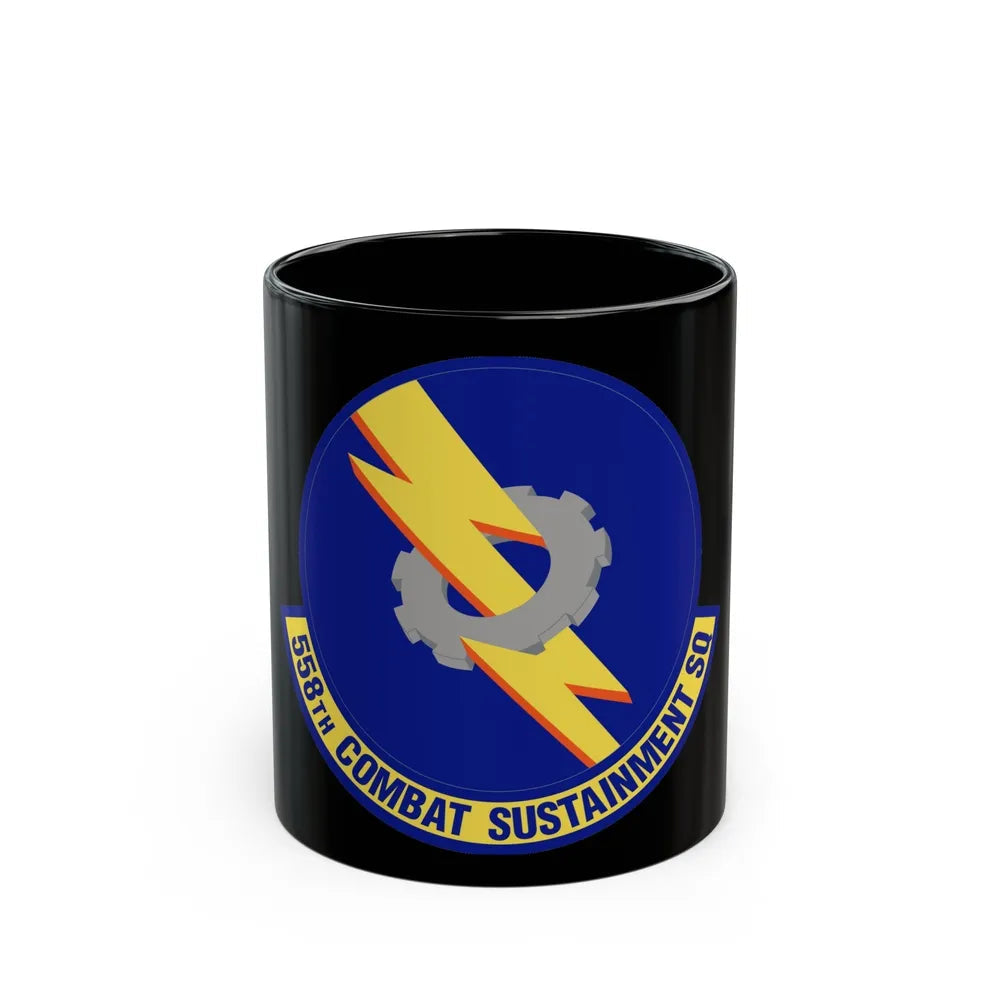 558th Combat Sustainment Squadron (U.S. Air Force) Black Coffee Mug-11oz-Go Mug Yourself