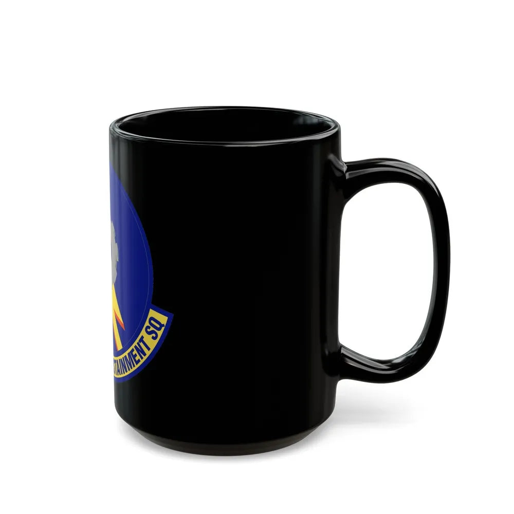 558th Combat Sustainment Squadron (U.S. Air Force) Black Coffee Mug-Go Mug Yourself