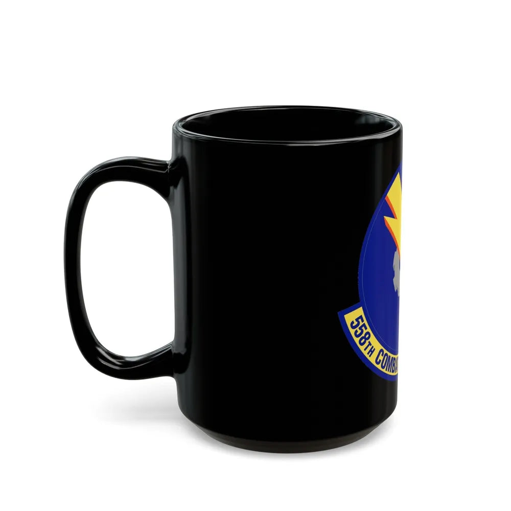 558th Combat Sustainment Squadron (U.S. Air Force) Black Coffee Mug-Go Mug Yourself