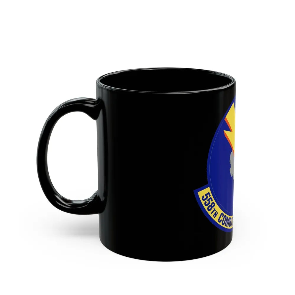 558th Combat Sustainment Squadron (U.S. Air Force) Black Coffee Mug-Go Mug Yourself