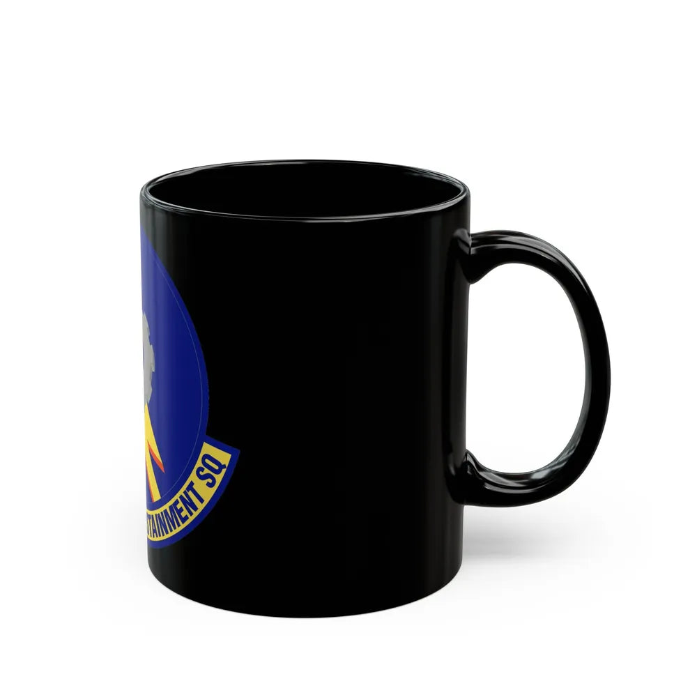 558th Combat Sustainment Squadron (U.S. Air Force) Black Coffee Mug-Go Mug Yourself