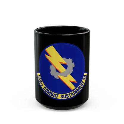 558th Combat Sustainment Squadron (U.S. Air Force) Black Coffee Mug 15oz - Go Mug Yourself