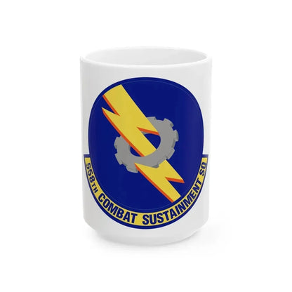 558th Combat Sustainment Squadron (U.S. Air Force) White Coffee Mug 15oz - Go Mug Yourself