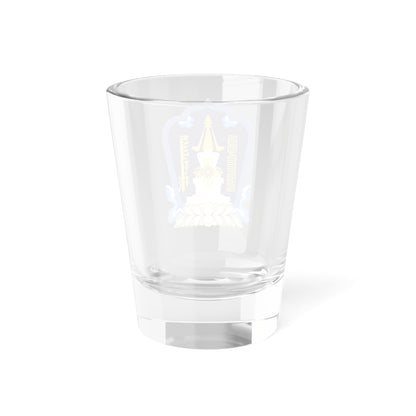 Mn coa övörkhangai aimag (Mongolia) (Coat of Arms) Shot Glass 1.5oz