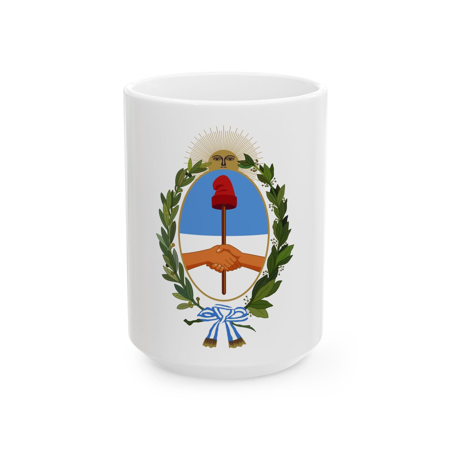 Coat of Arms Buenos Aires Province Argentina - White Coffee Mug