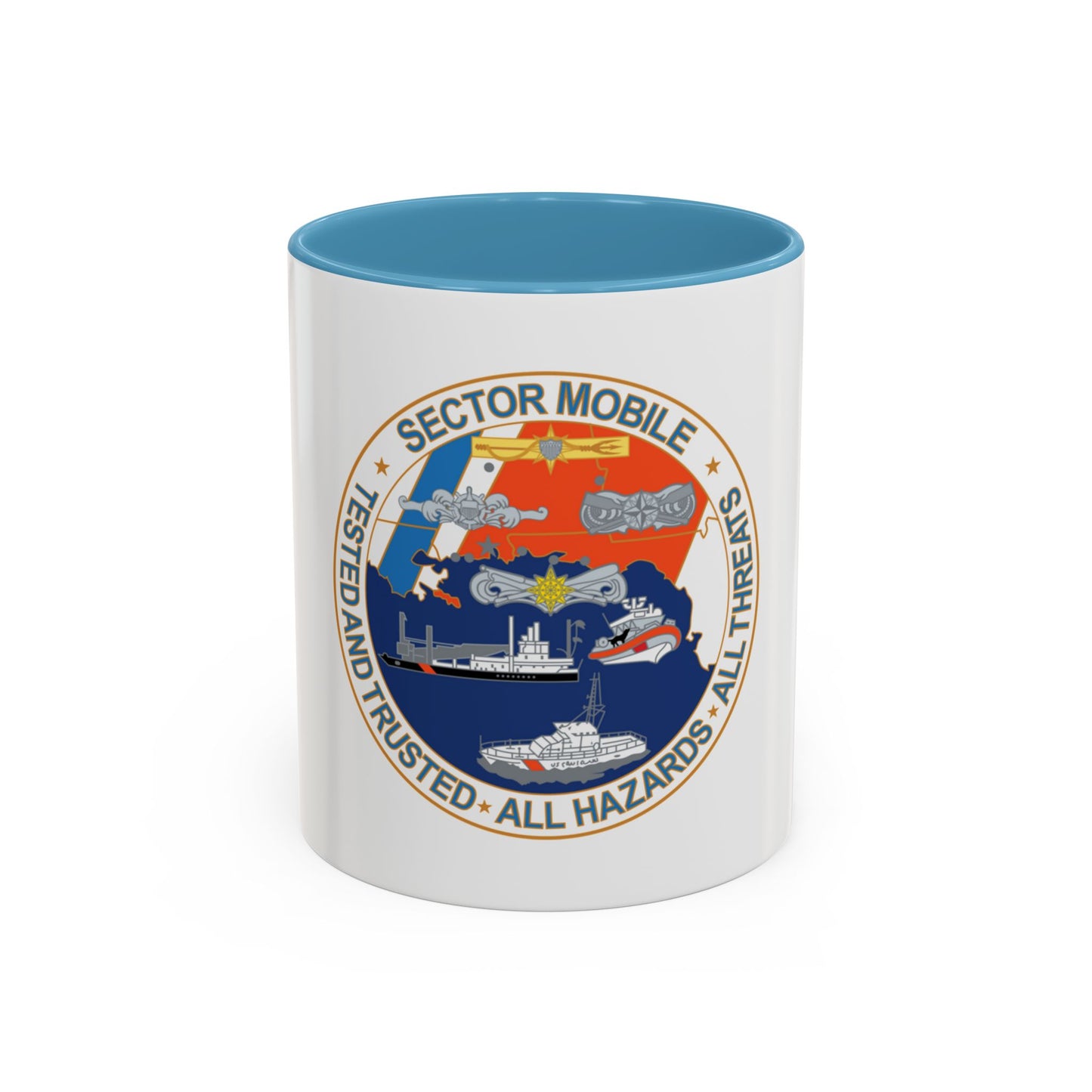 USCG Sector Mobile (U.S. Coast Guard) Accent Coffee Mug