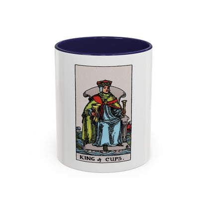 The King of Cups (Tarot Card) Accent Coffee Mug