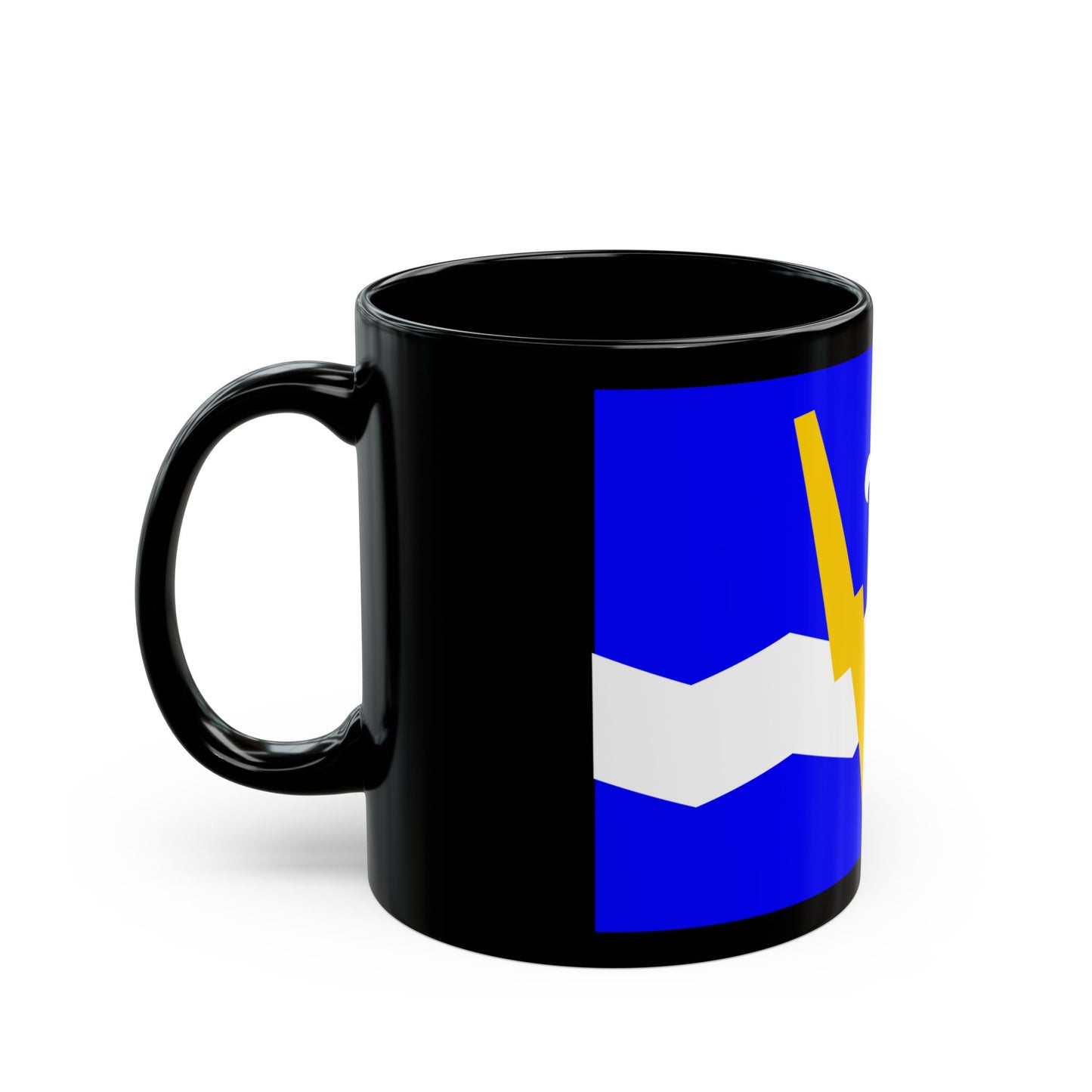 Flag of Shawinigan 1951 to 2009 Canada - Black Coffee Mug-Go Mug Yourself