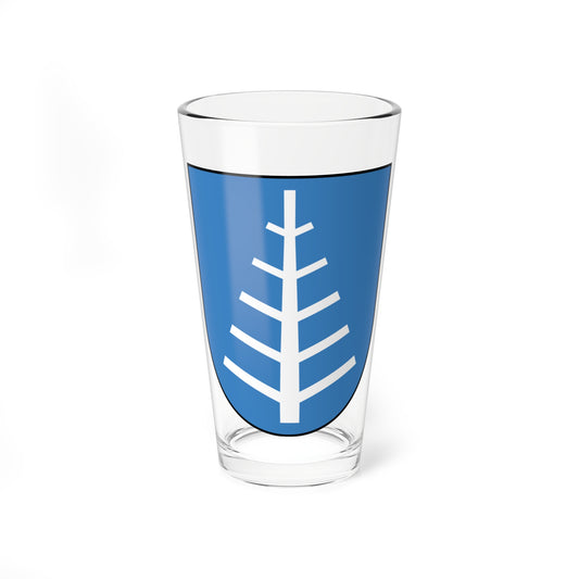 Coat of Arms of Vasilevičy Belarus (Belarus) (Coat of Arms) Pint Glass 16oz