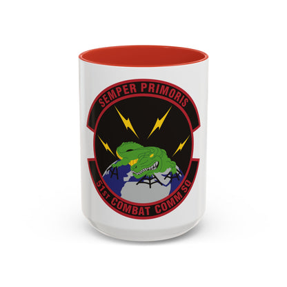 51 Combat Communications Squadron ACC (U.S. Air Force) Accent Coffee Mug
