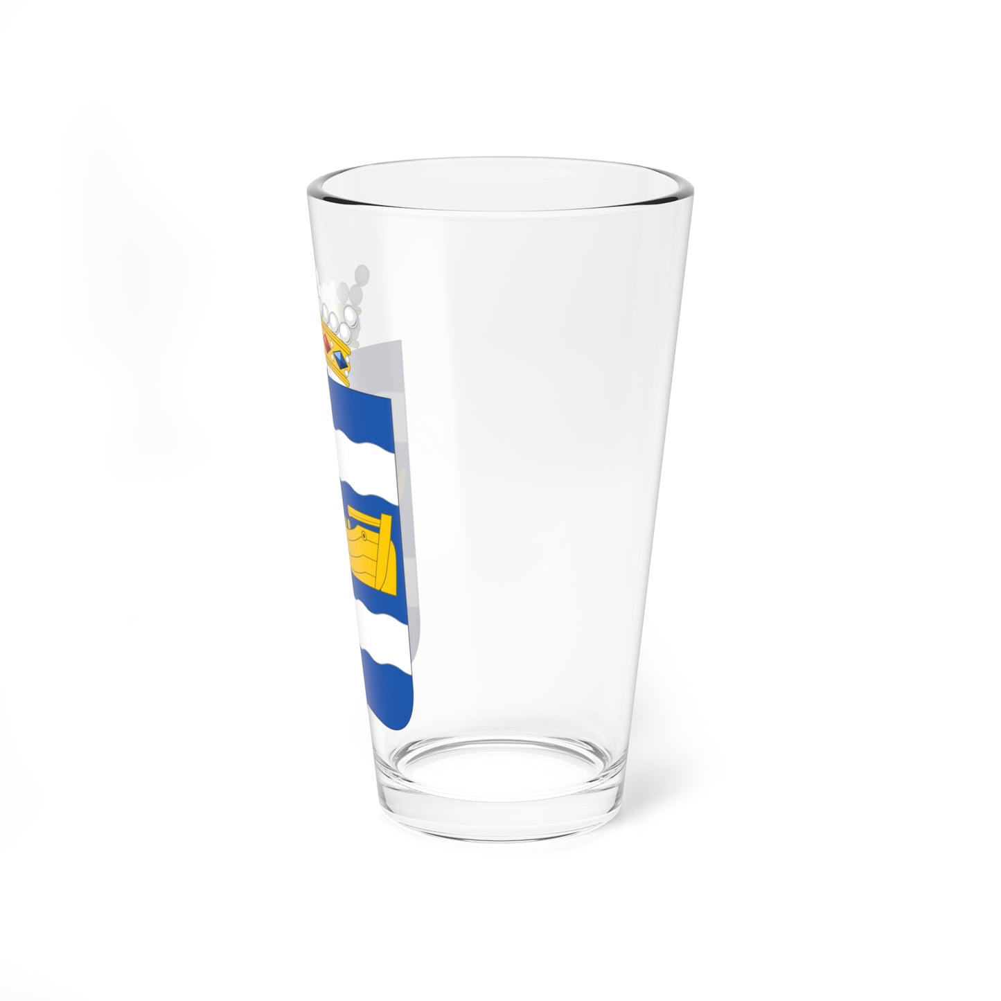 Coat of Arms of Uusimaa Province (Finland) (Coat of Arms) Pint Glass 16oz