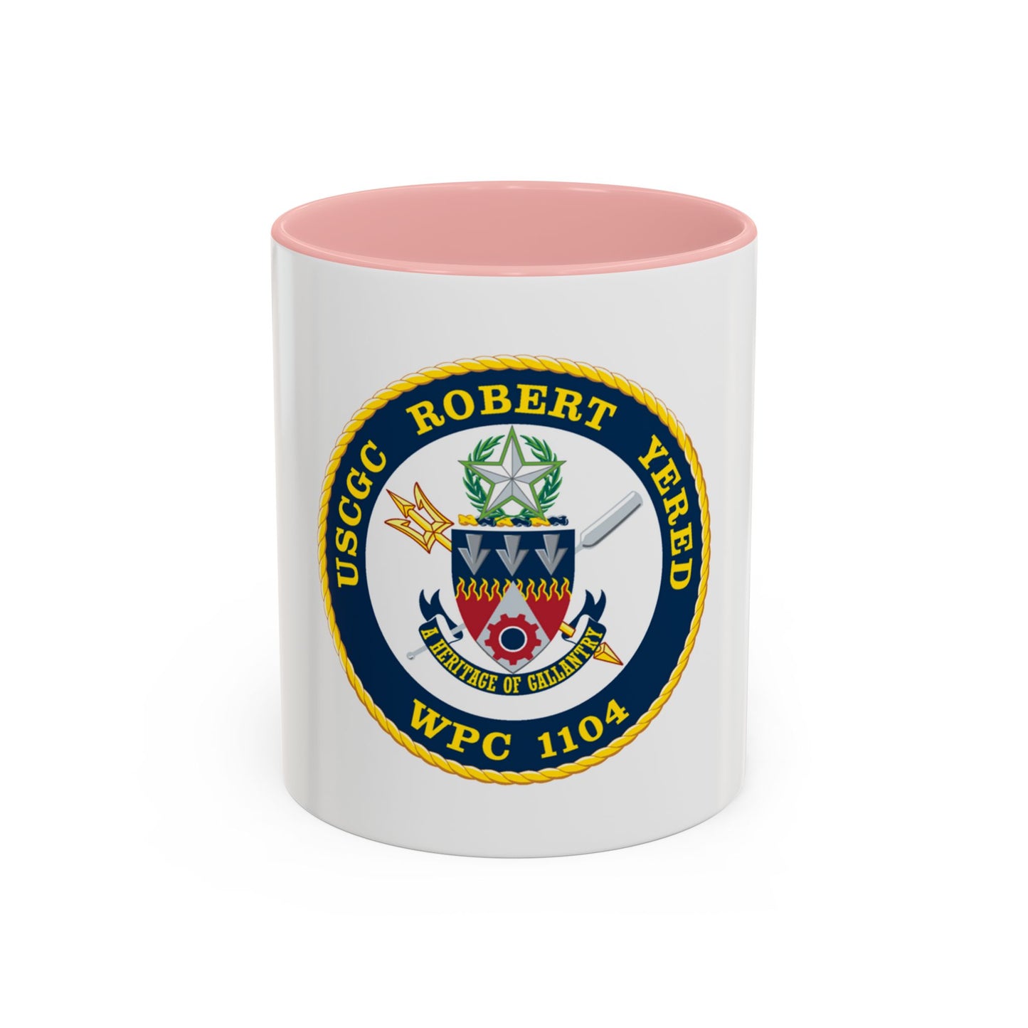 USCGC ROBERT YERED WPC 1104 (U.S. Coast Guard) Accent Coffee Mug