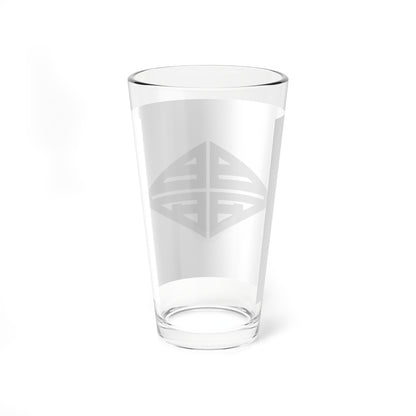 Flag of Shimonoseki Yamaguchi 1909-2005 (Japan) Pint Glass 16oz