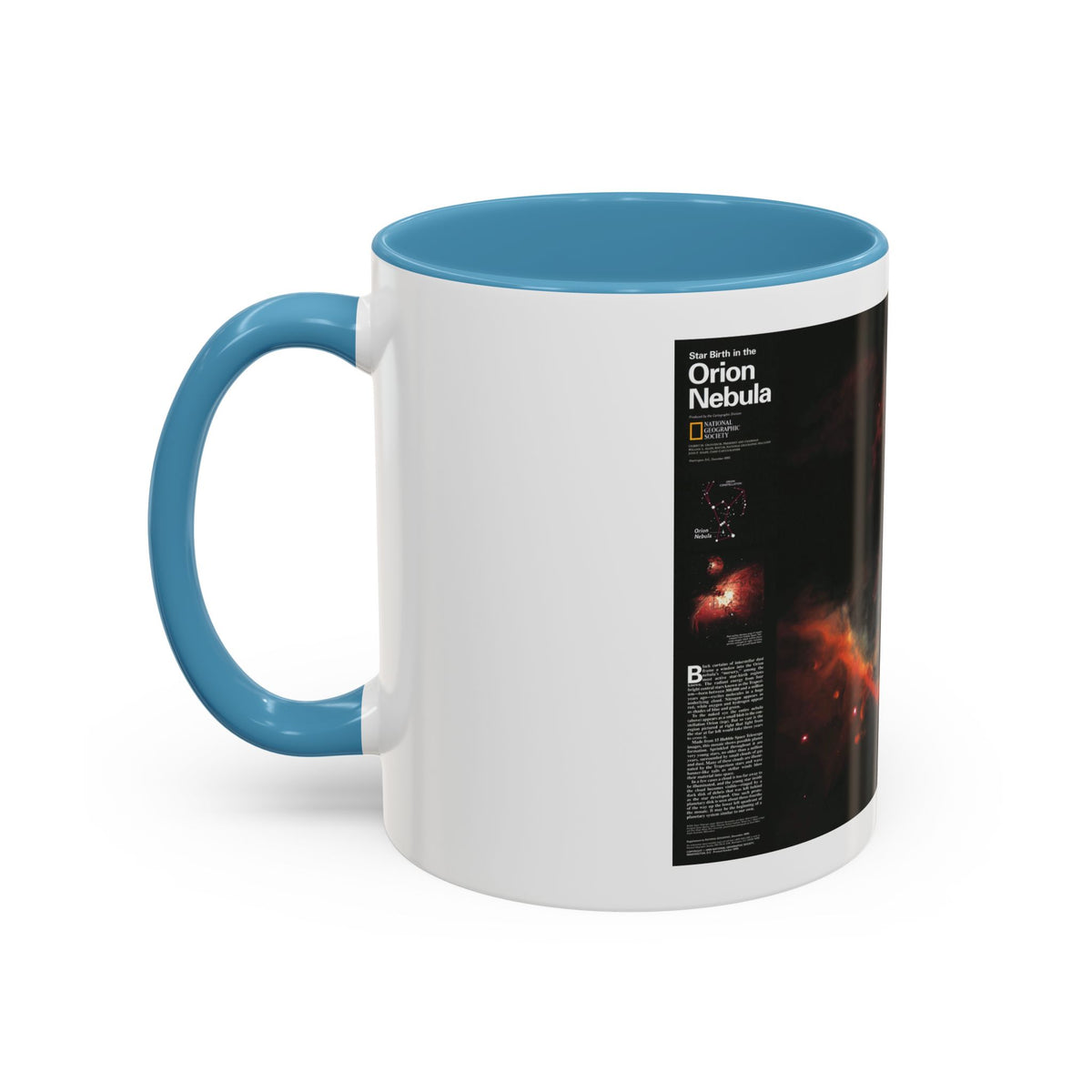 Space - Star Birth in the Orion Nebula (1995) (Map) Accent Coffee Mug