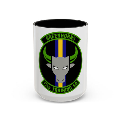 12 Training Sq AETC (U.S. Air Force) Accent Coffee Mug
