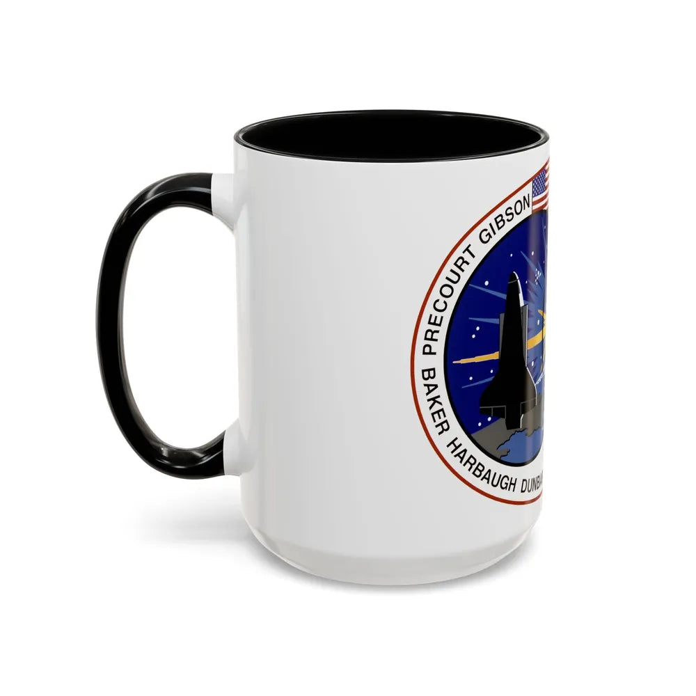 STS 71 (NASA) Accent Coffee Mug-Go Mug Yourself