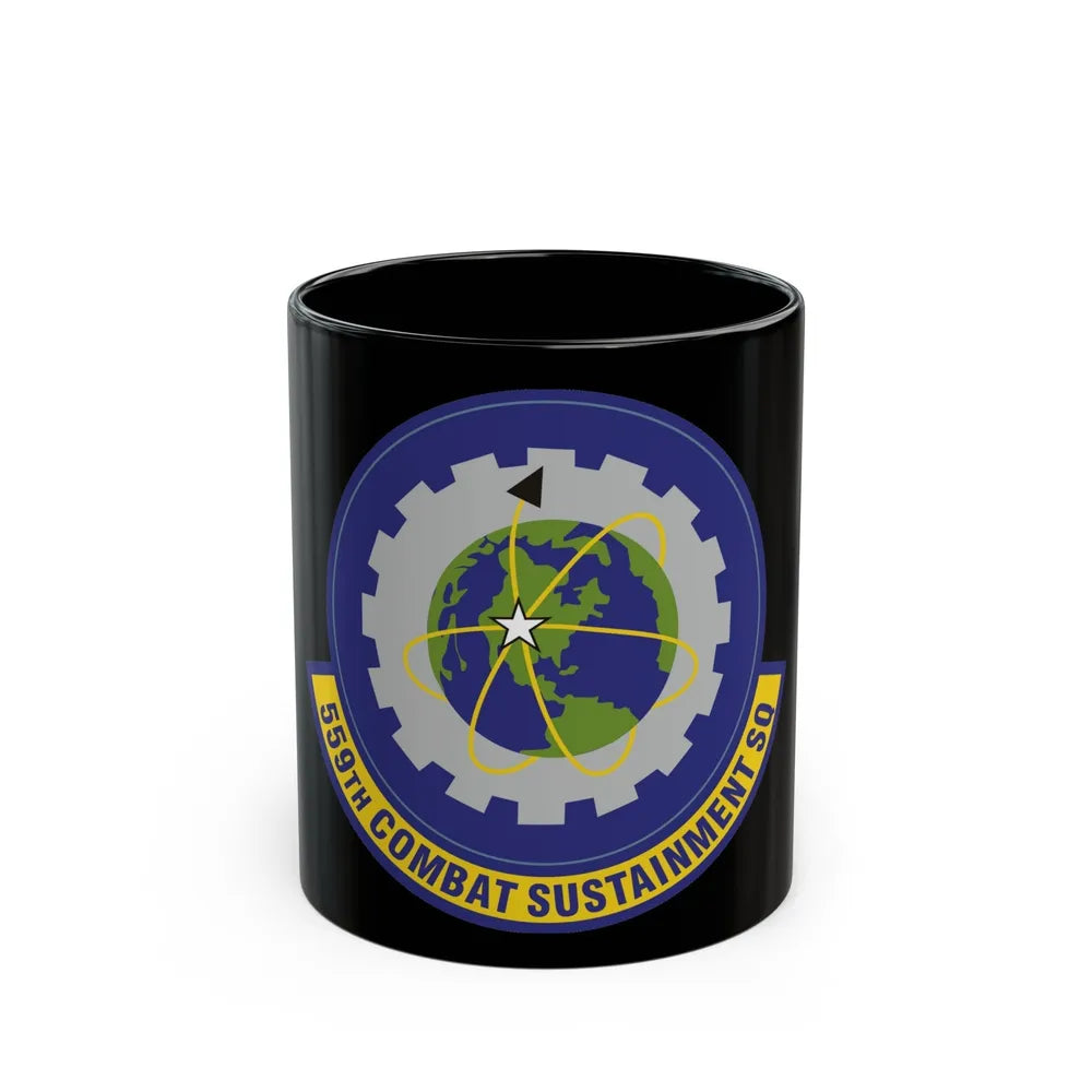 559th Combat Sustainment Squadron (U.S. Air Force) Black Coffee Mug-11oz-Go Mug Yourself