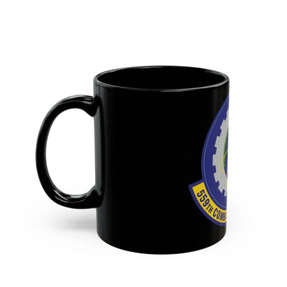 559th Combat Sustainment Squadron (U.S. Air Force) Black Coffee Mug-Go Mug Yourself