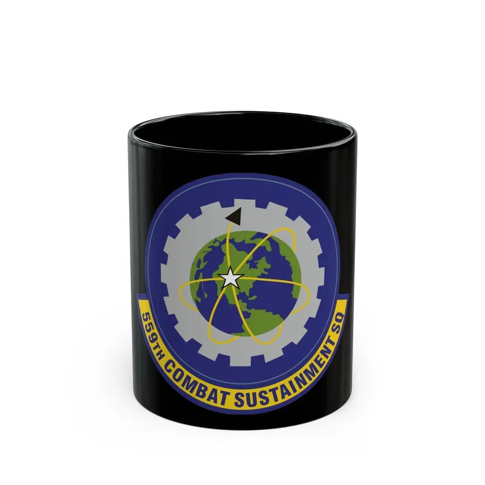 559th Combat Sustainment Squadron (U.S. Air Force) Black Coffee Mug 11oz - Go Mug Yourself