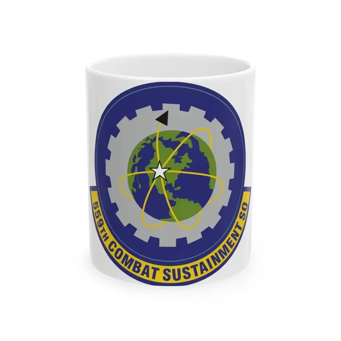 559th Combat Sustainment Squadron (U.S. Air Force) White Coffee Mug 11oz - Go Mug Yourself